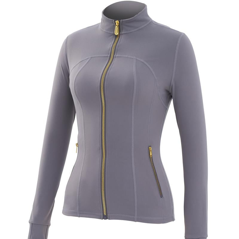 🔥LAST DAY SALE 50% OFF -Golden Zipper ✨ Gardenia Fragrance 🌼 Soft Brushed Women’s Tracksuit Set